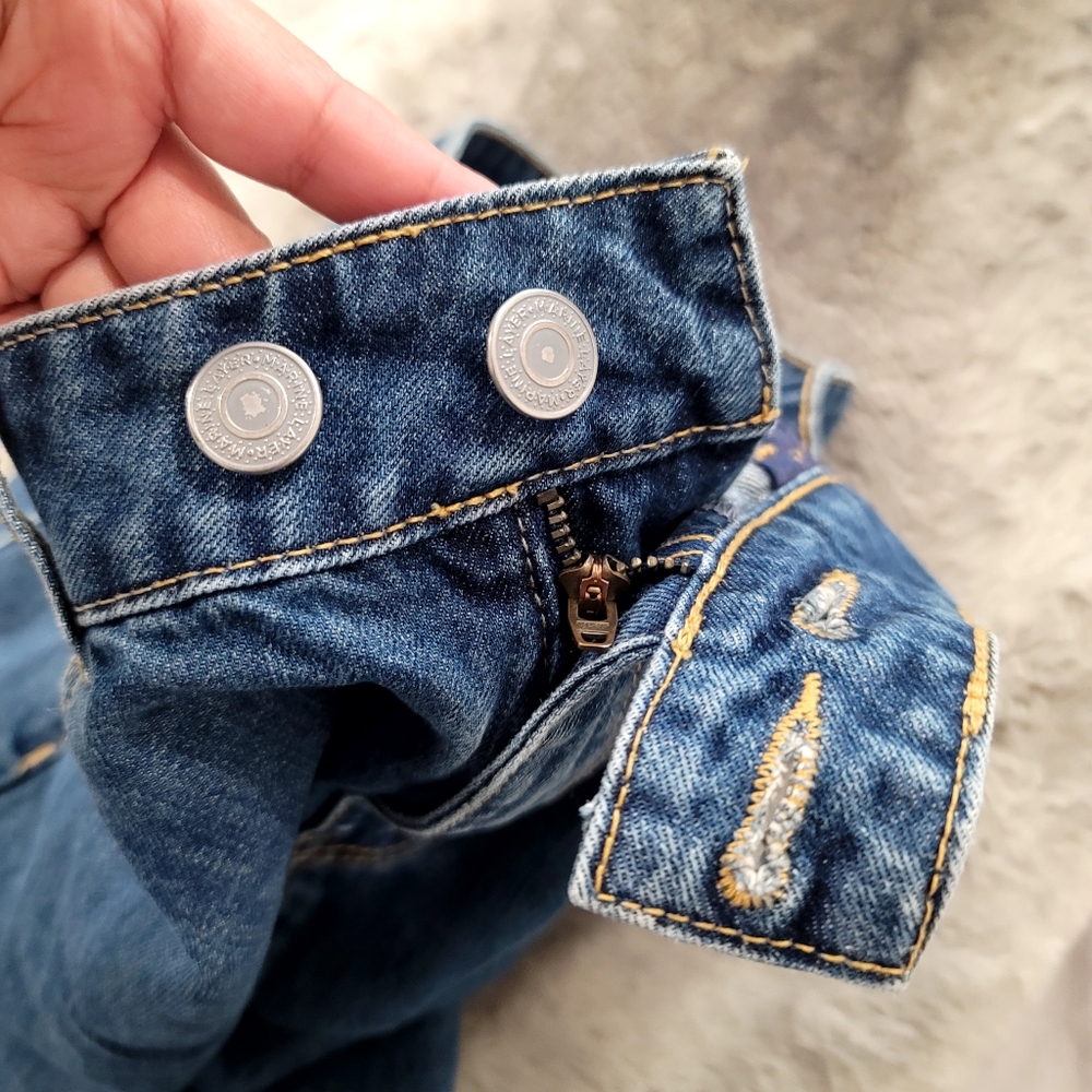 MARINE LAYER Denim Mini Skirt Size Large - Picture 11 of 12